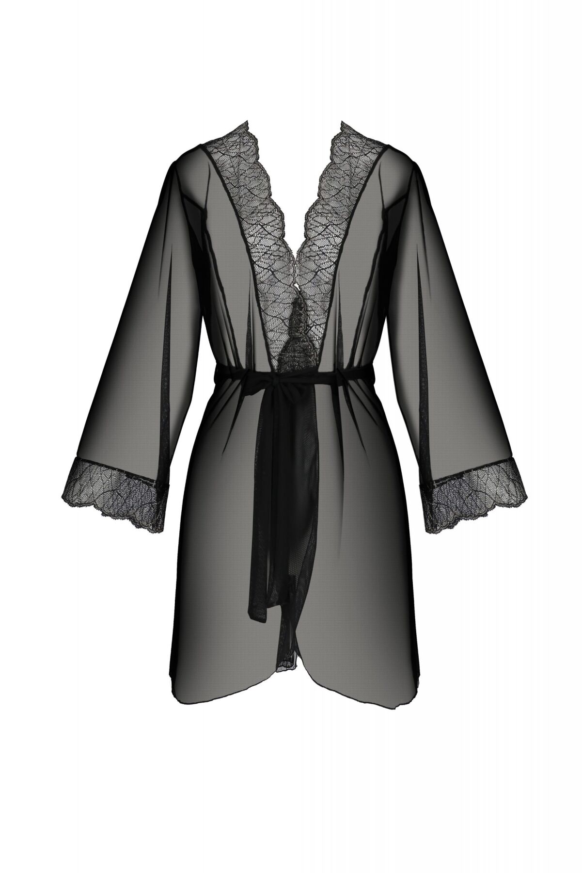 AMBERLY PEIGNOIR black 4XL/5XL — Passion