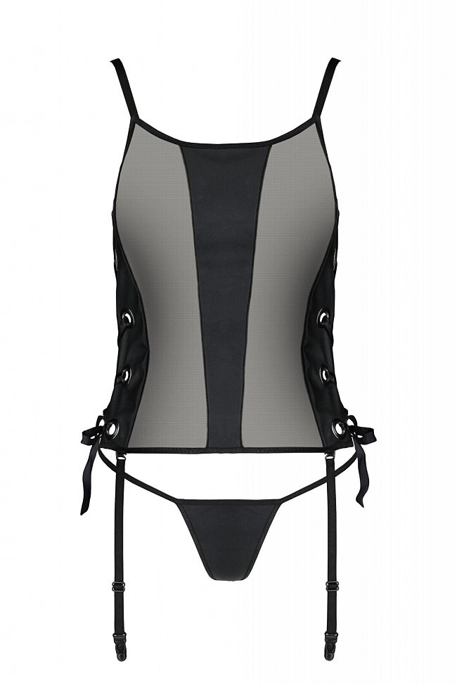 Malwia Corset black 4XL/5XL  Passion