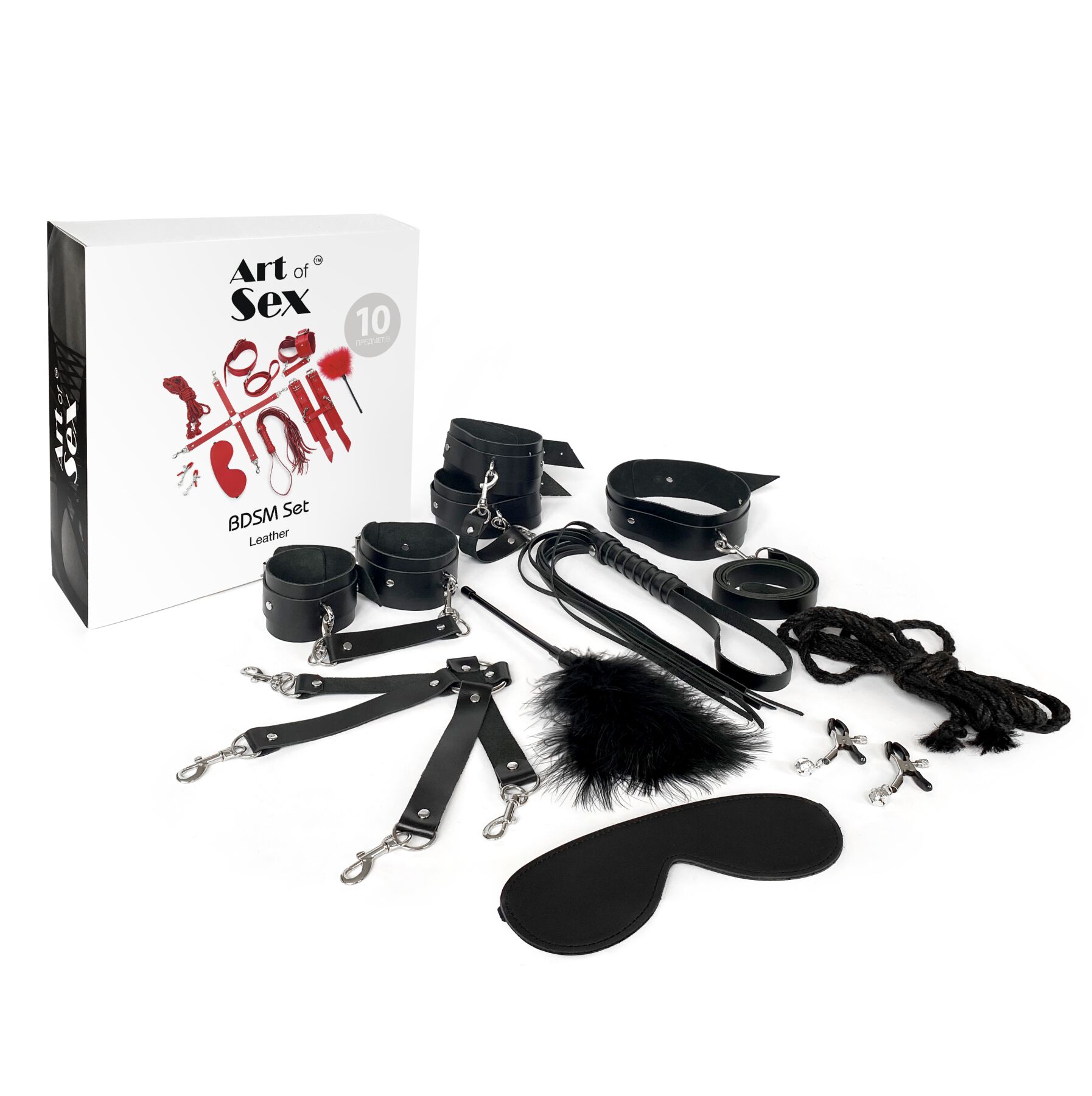  Art of Sex — BDSM Set Leather,