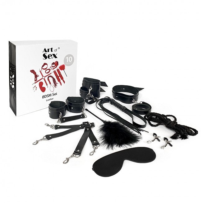  Art of Sex — BDSM Set Leather,