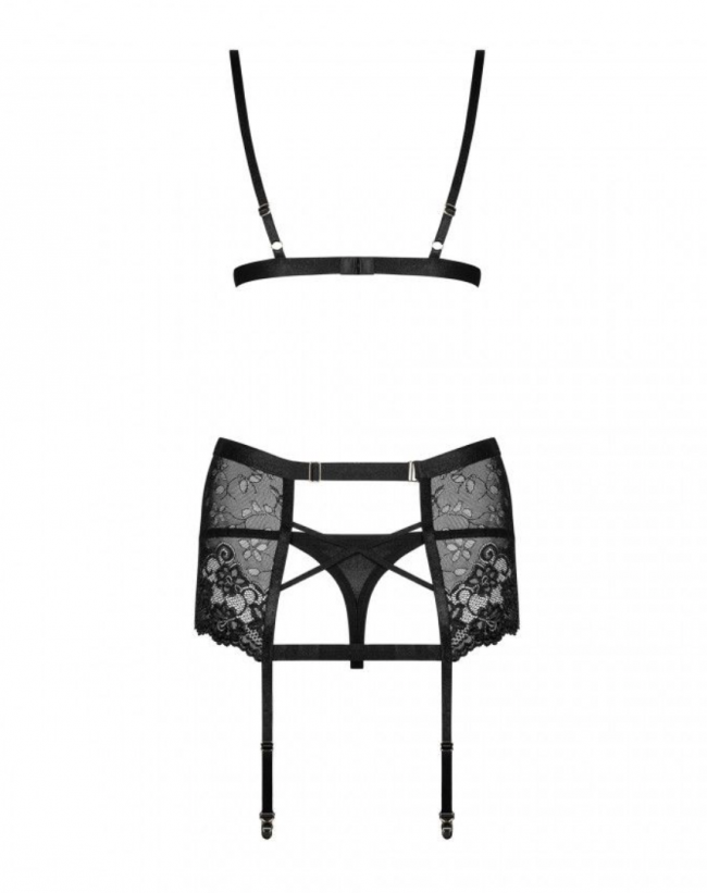      Obsessive Blanita garter belt Black 