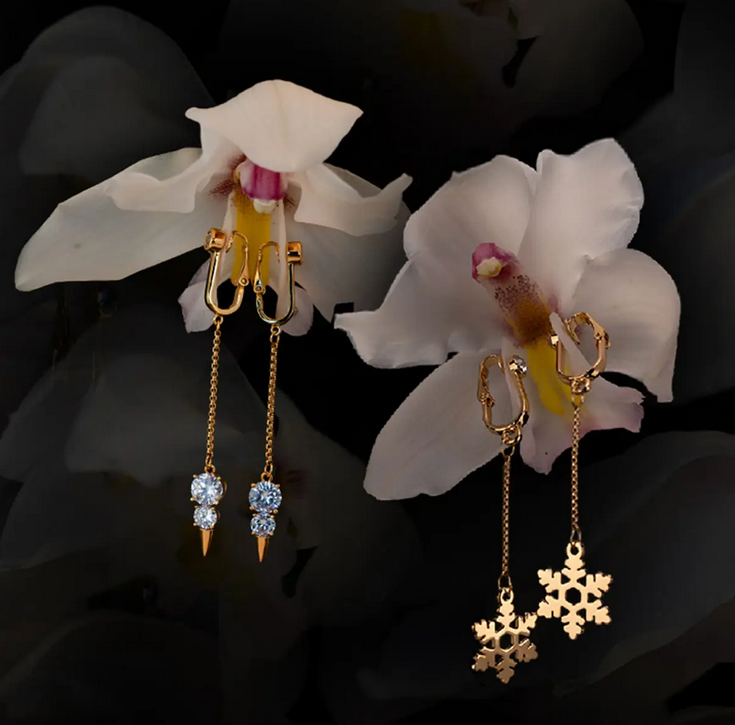        UPKO Non-pierced Jewelry Snowman 