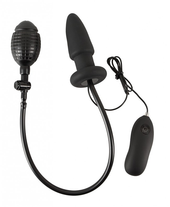     Inflatable + Vibrating Butt Plug