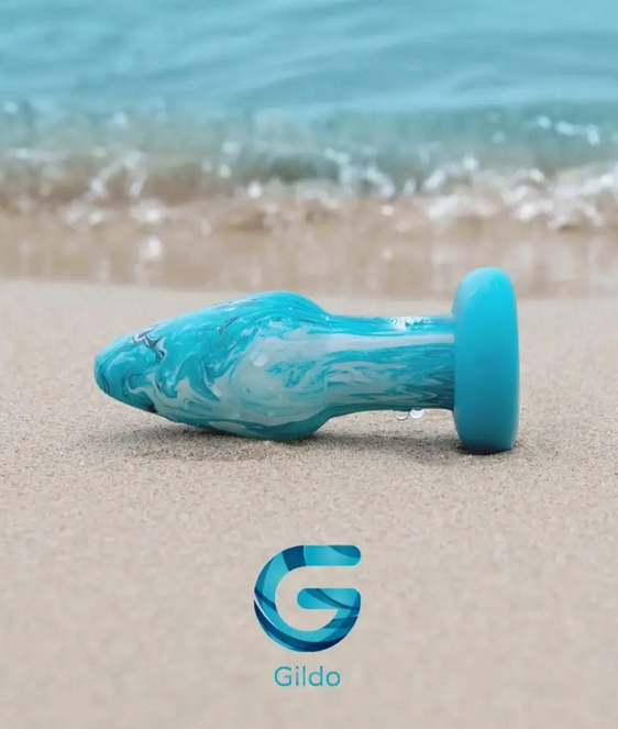 ������� ������ Gildo &mdash; Ocean Curl Glass Butt plug