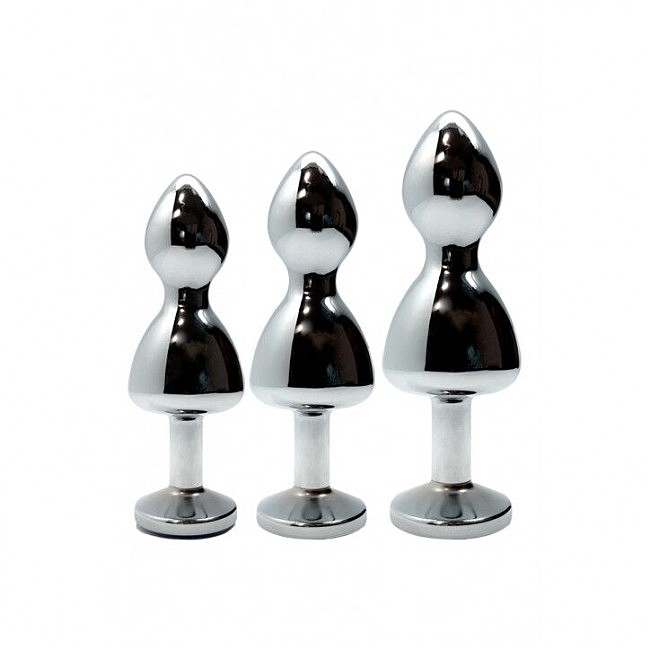   Wooomy Lollypop Double Ball Metal Plug Blue M