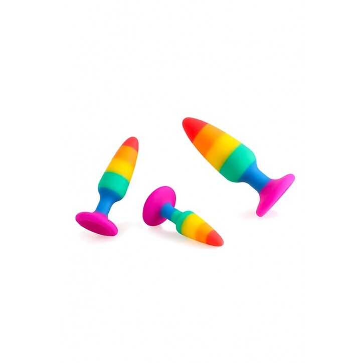   Wooomy Hiperloo Silicone Rainbow Plug 