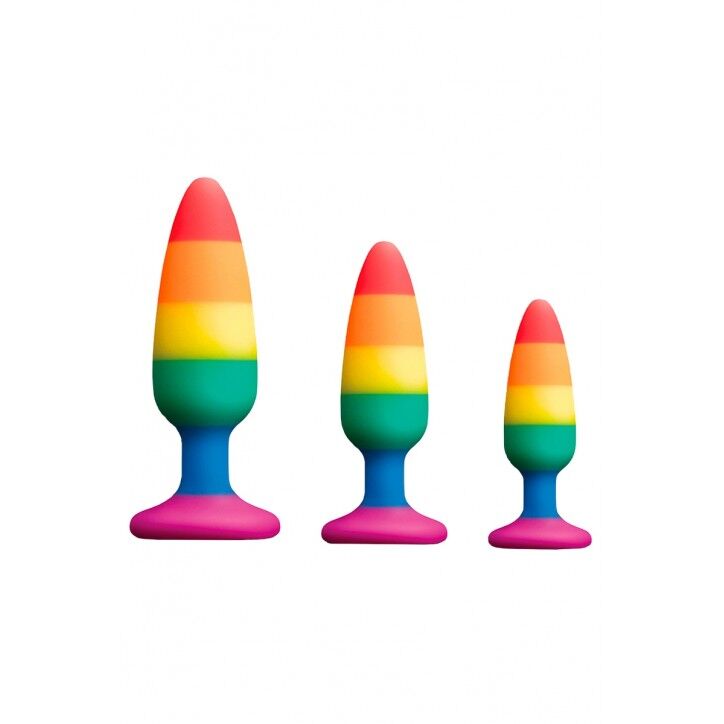   Wooomy Hiperloo Silicone Rainbow Plug 