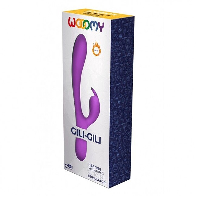 - Wooomy Gili-Gili Vibrator with Heat Purple