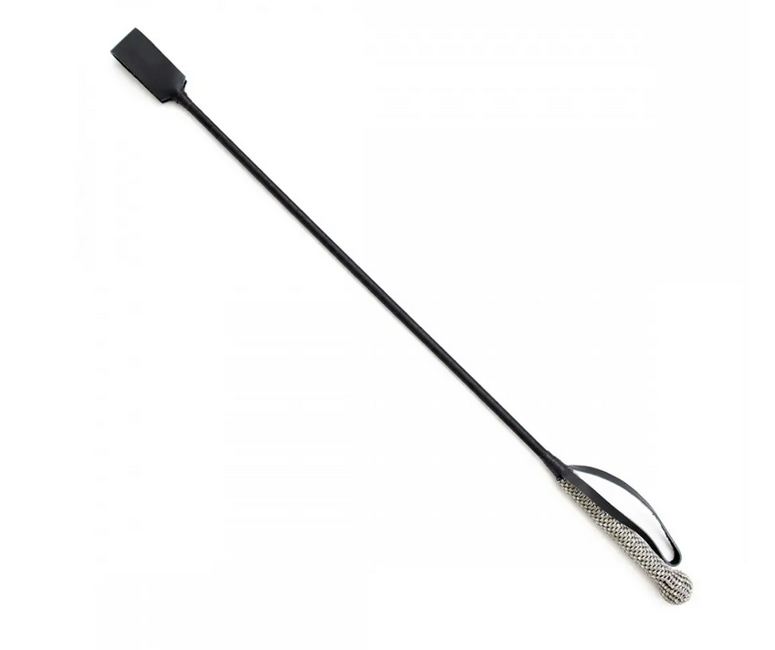 ���� DS Fetish Crop bling glass diamond