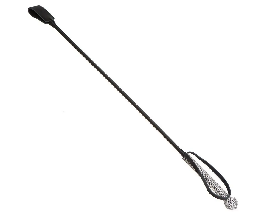 ���� DS Fetish Crop bling glass diamond