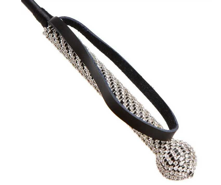 ���� DS Fetish Crop bling glass diamond