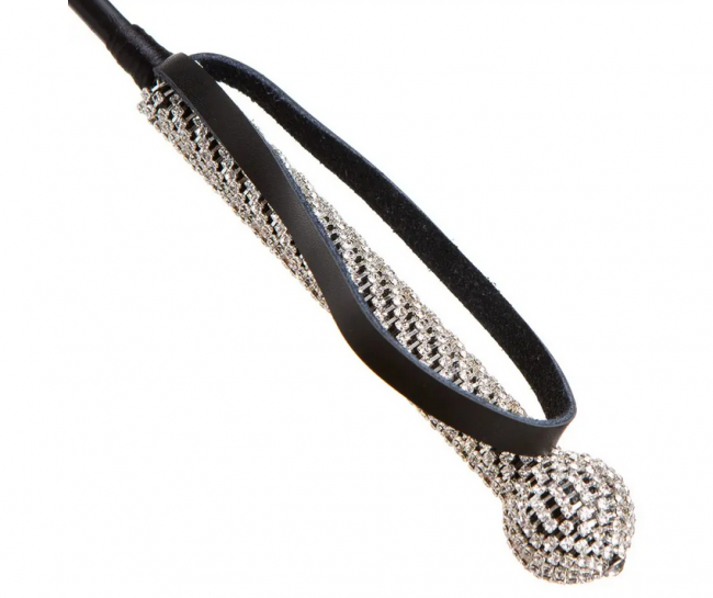 ���� DS Fetish Crop bling glass diamond