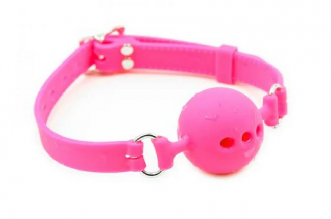 ���� DS Fetish Silicone gag M pink