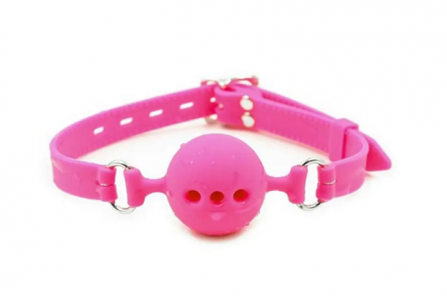 ���� DS Fetish Silicone gag M pink