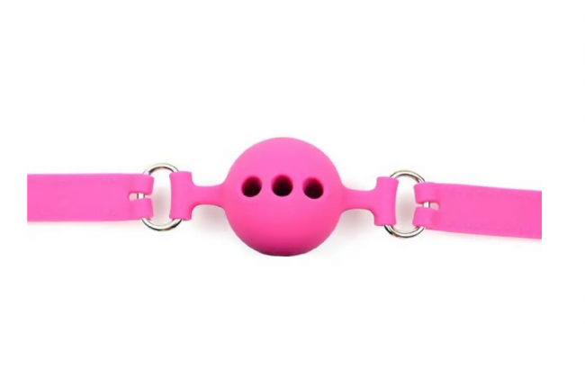 ���� DS Fetish Silicone gag M pink