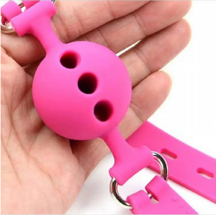 ���� DS Fetish Silicone gag M pink