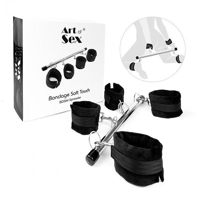 -     Art of Sex — Bondage Soft Touch BDSM Spreader ,  