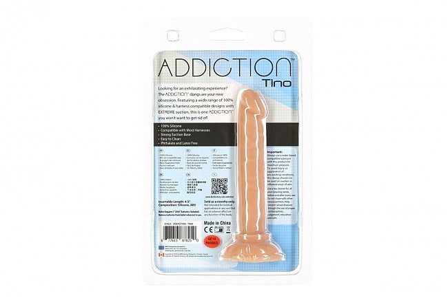 ������������� ADDICTION &mdash; Tino � 5.25 Silicone Dildo