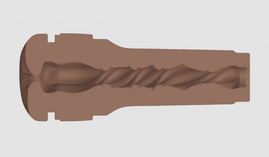 - Kiiroo Feel Stroker Butt Mid Brown  - Kiiroo Keon