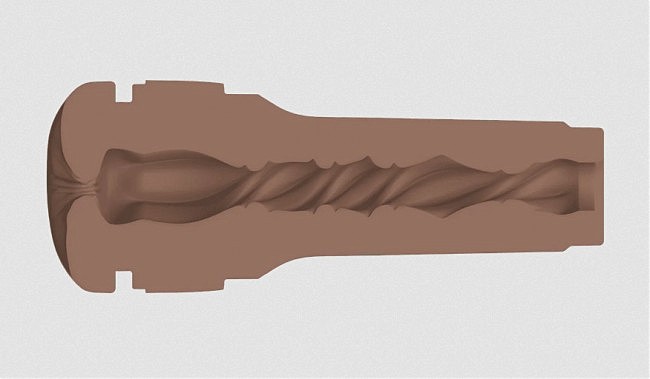 - Kiiroo Feel Stroker Butt Mid Brown  - Kiiroo Keon