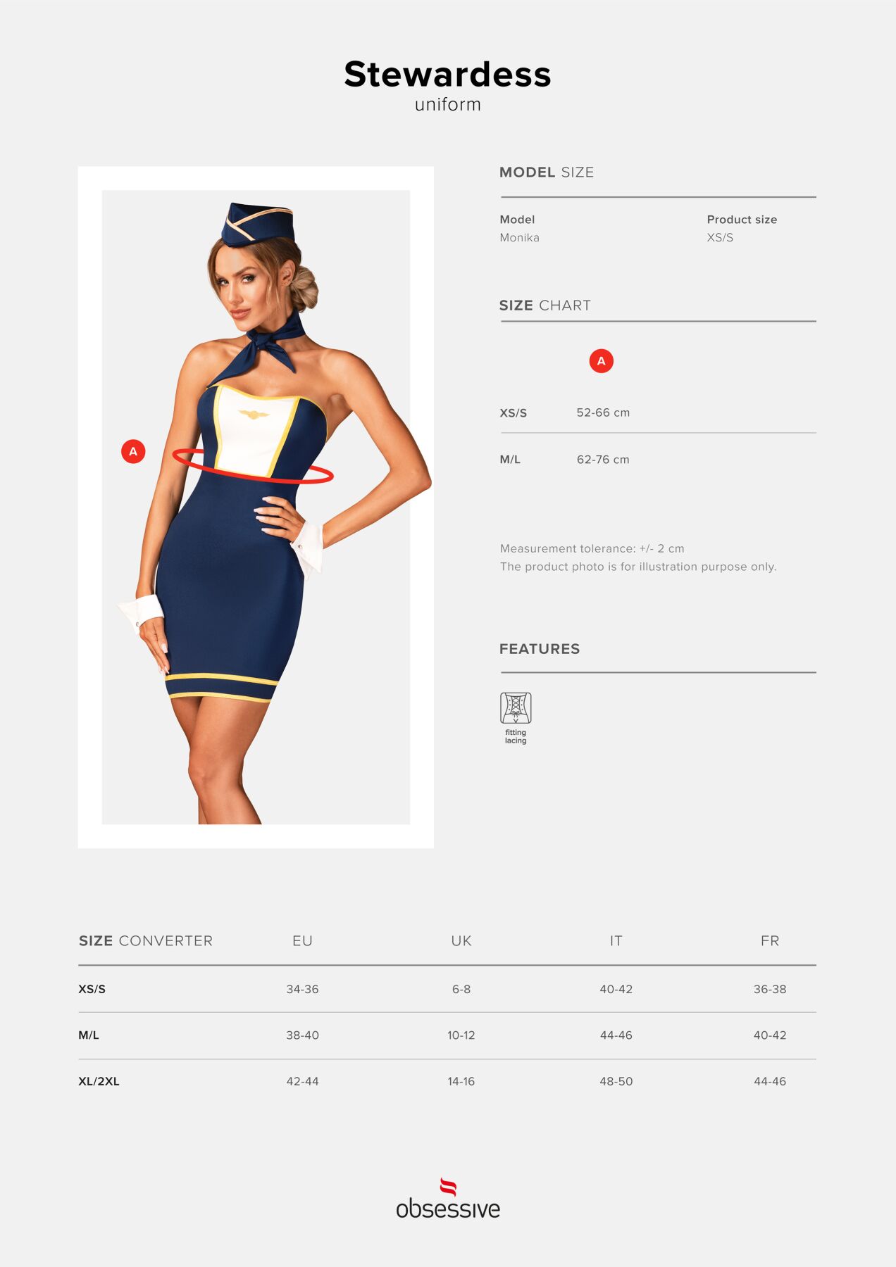 Obsessive Stewardess uniform