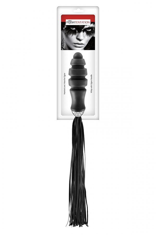      Fetish Tentation Whip with Ogive Handle