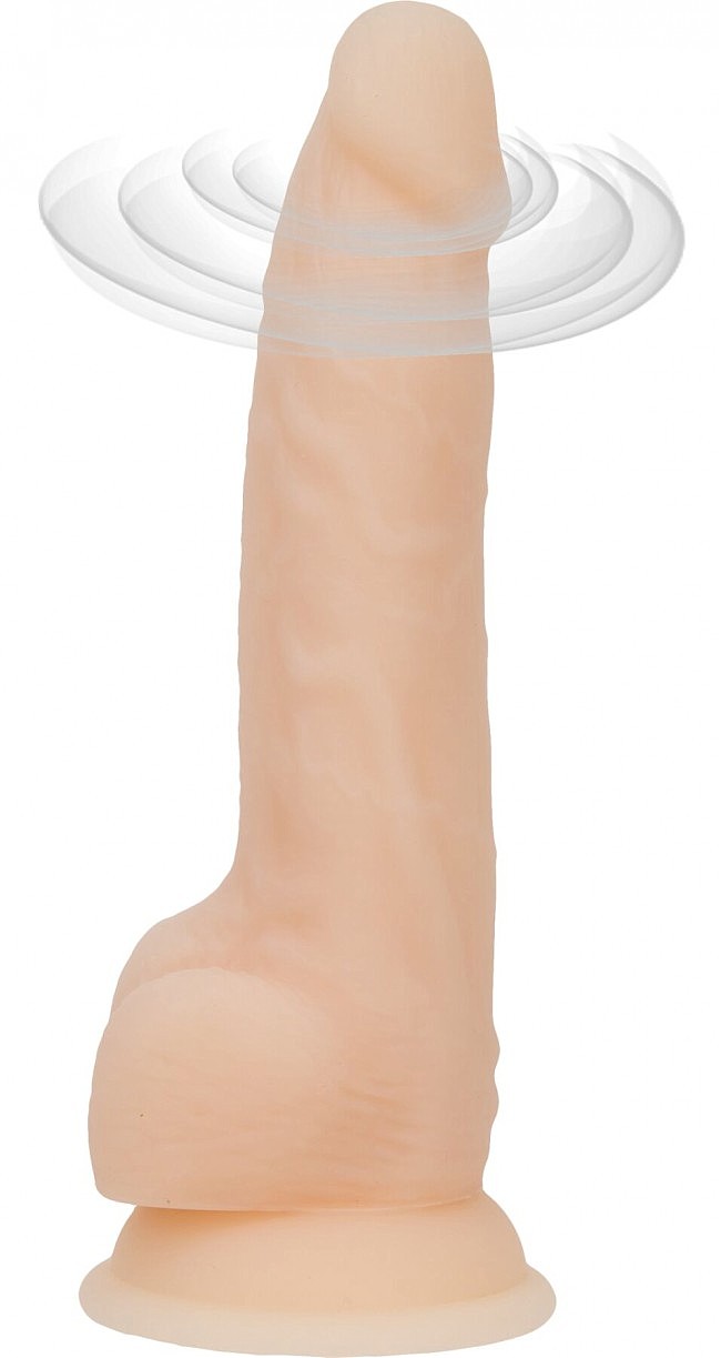 ������������� ADDICTION &mdash; Naked &mdash; 8&raquo; Rotating & Vibrating Dildo with Remote � Vanilla