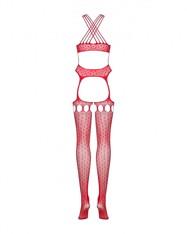 Obsessive Bodystocking G313 red S/M/L