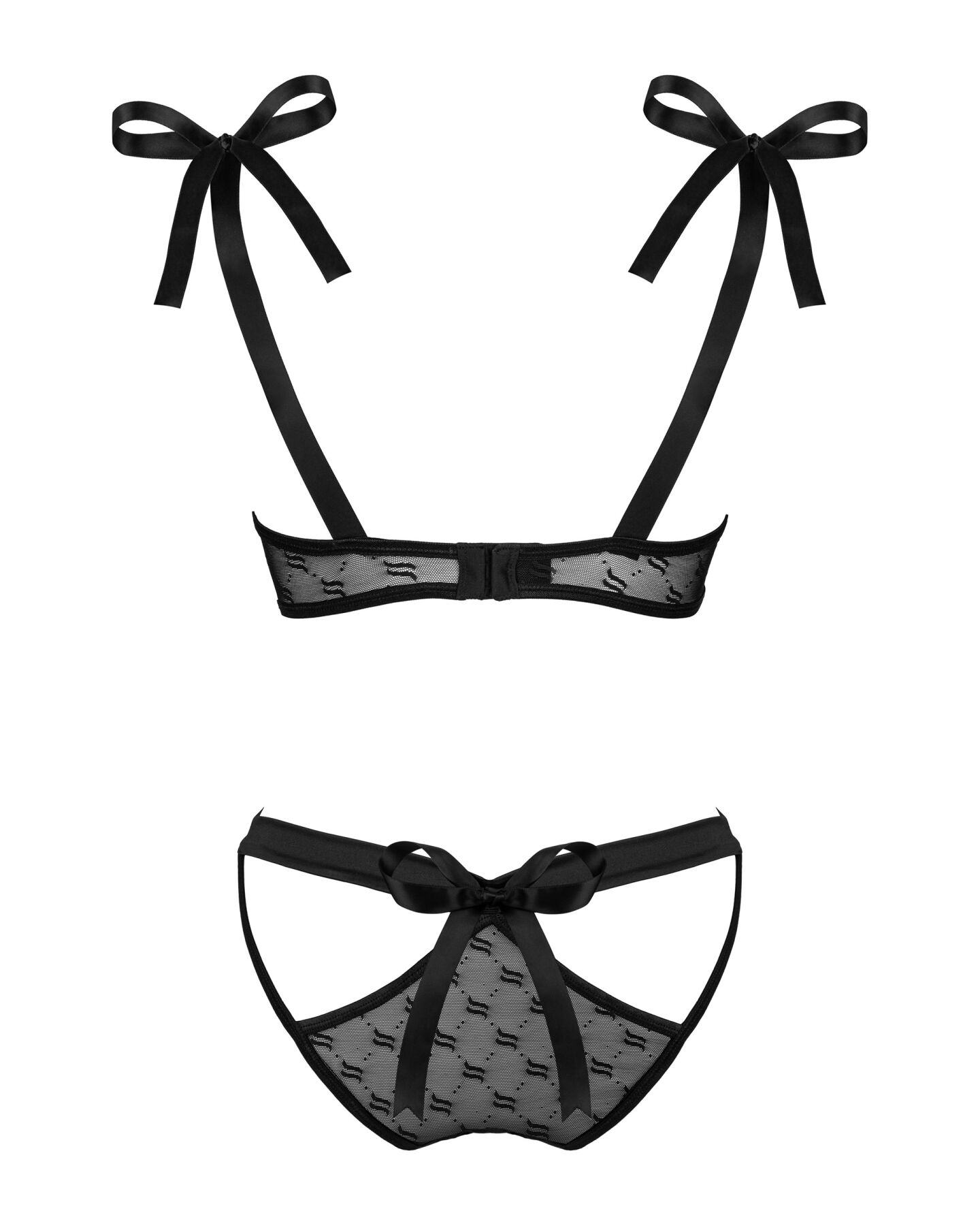 Obsessive Obsessivia 2-pcs set black S/M