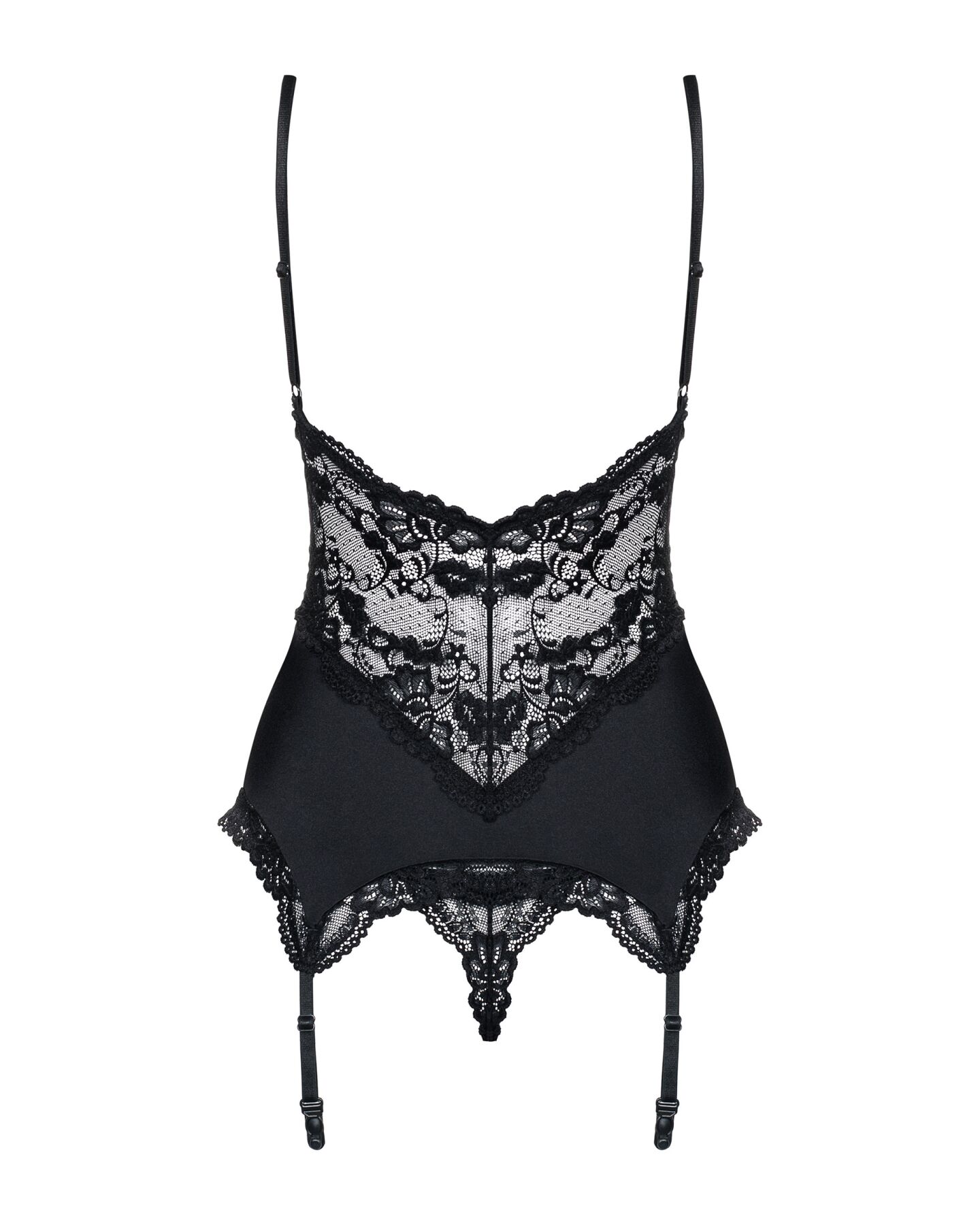 Obsessive 810-COR-1 corset & thong black