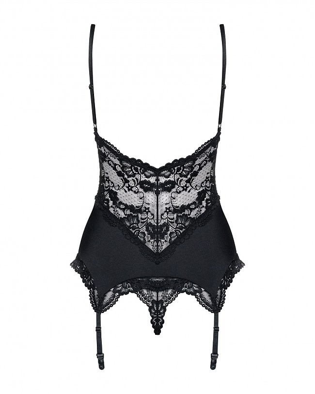 Obsessive 810-COR-1 corset & thong black
