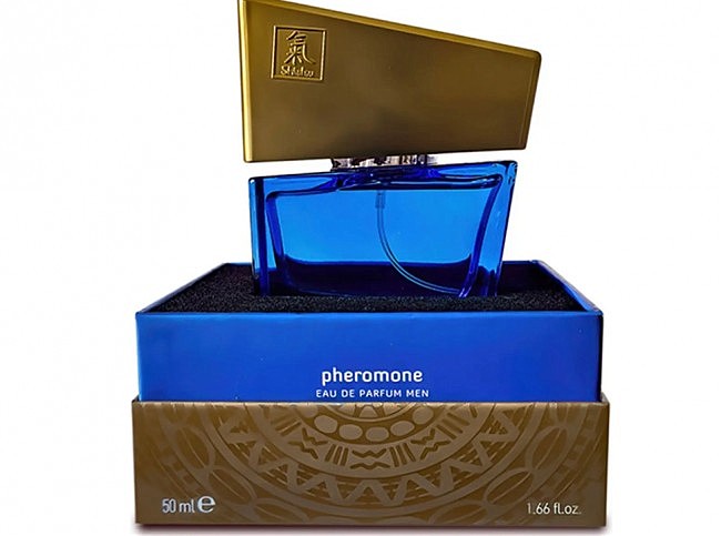     SHIATSU Pheromone Fragrance men darkblue 50 ml