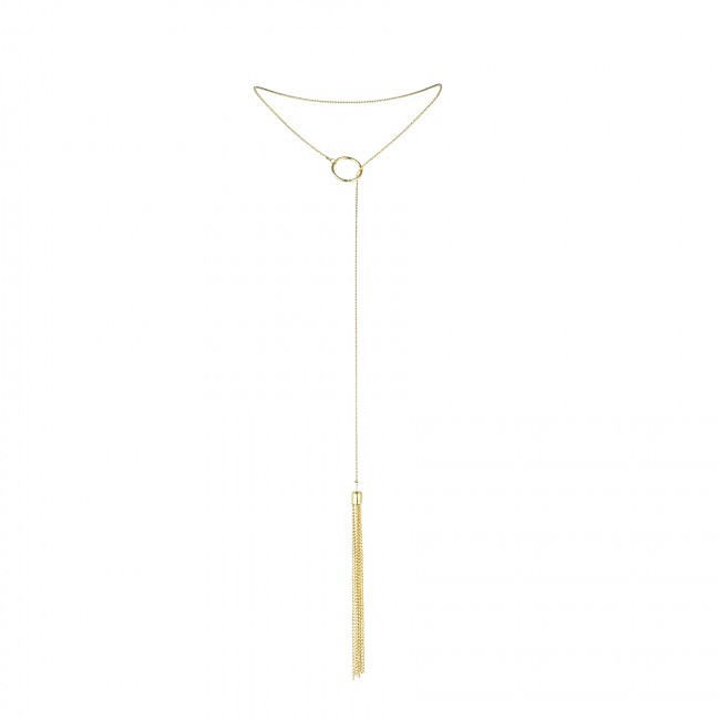    Bijoux Indiscrets Magnifique Tickler Pendant Chain — Gold,   