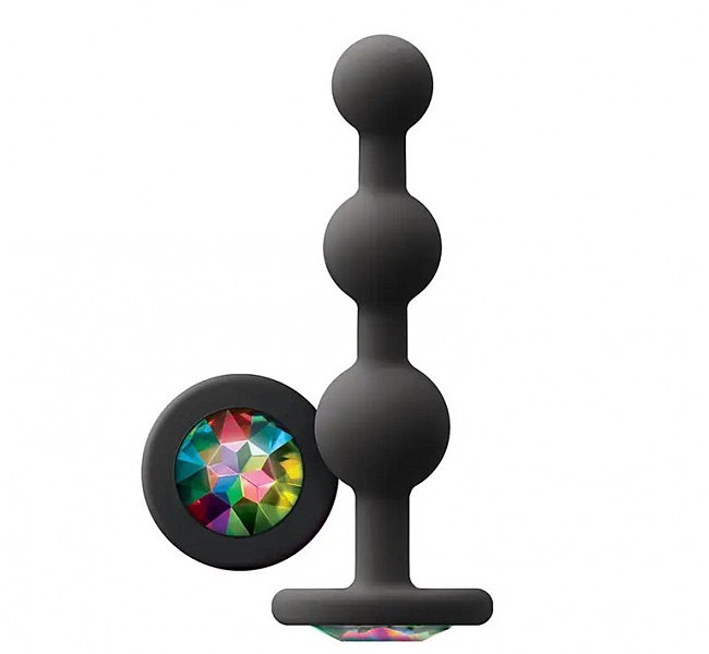 RIPPLE RAINBOW GEM BLACK