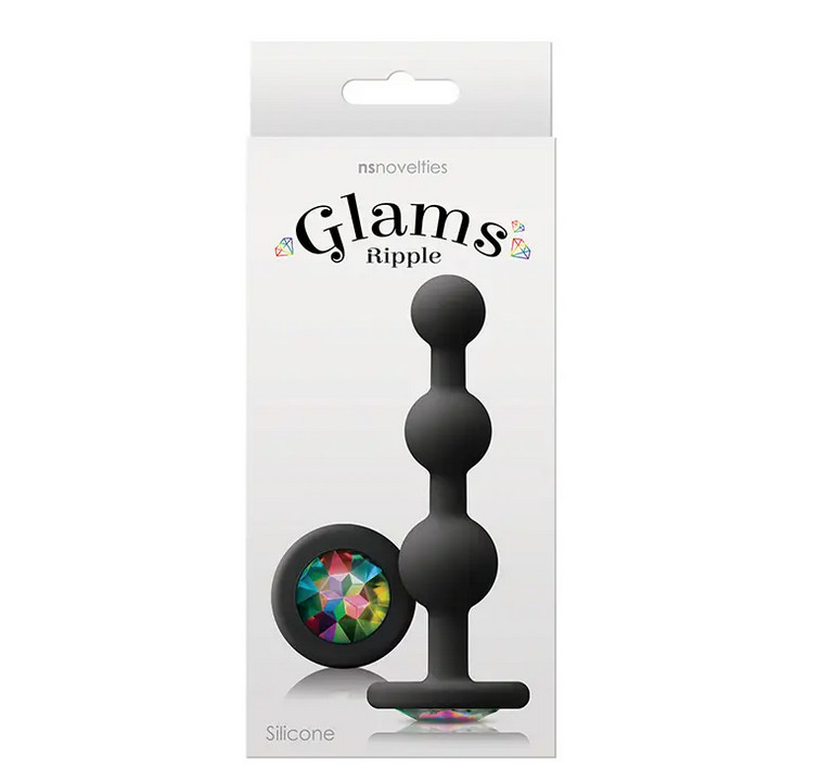 RIPPLE RAINBOW GEM BLACK