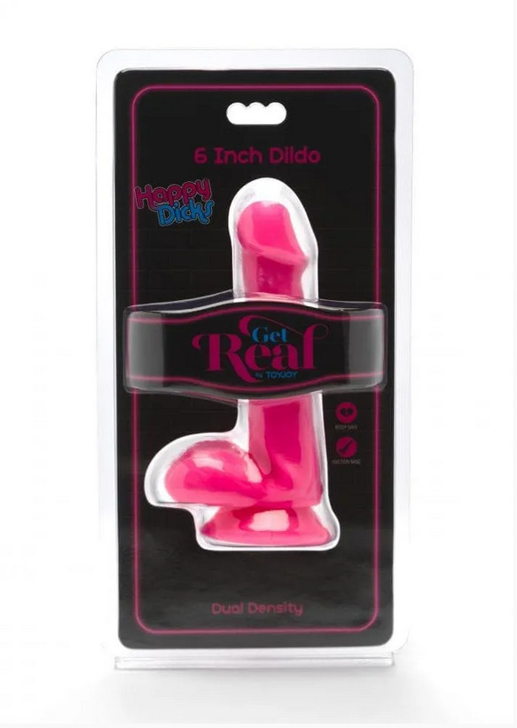 Toy Joy Get Real Happy Dicks Dildo 6 In w.Balls