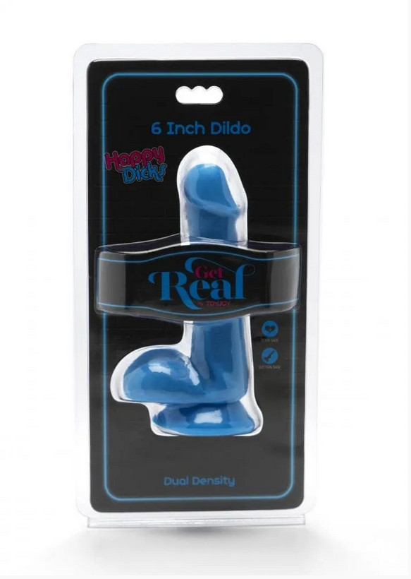 Toy Joy Get Real Happy Dicks Dildo 6 In w.Balls