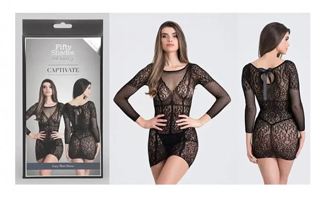   Long Sleeve Mini Dress one siz