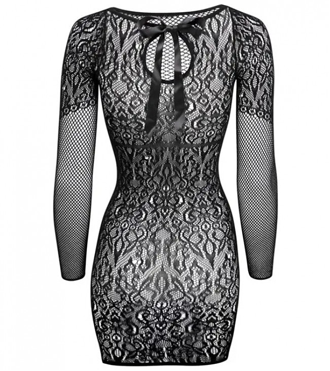   Long Sleeve Mini Dress one siz