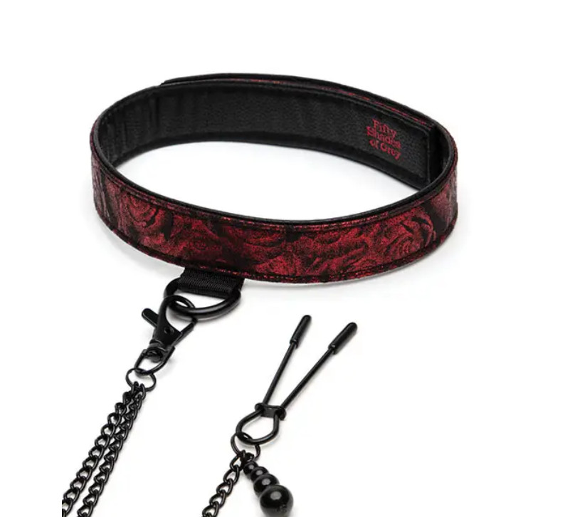      Sweet Anticipation Fifty Shades of Grey Collar Nipp