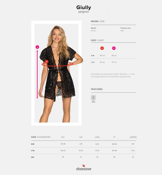   Obsessive Giully peignoir, 
