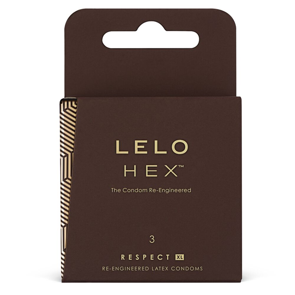   LELO HEX Condoms Respect XL 3 Pack