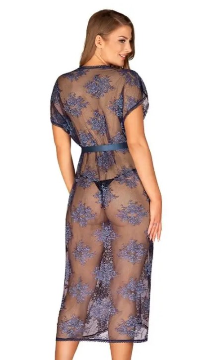 ��������� ����� Obsessive � Flowlace Peignoir, L/XL
