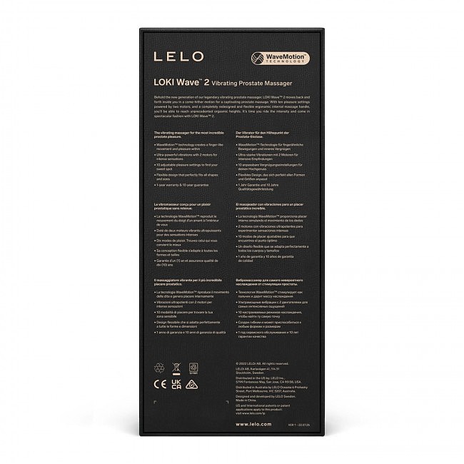  LELO Loki Wave 2 Black