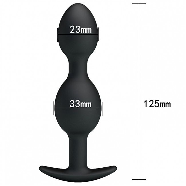    Pretty Love silicone Anal balls, 10,4  2,6 