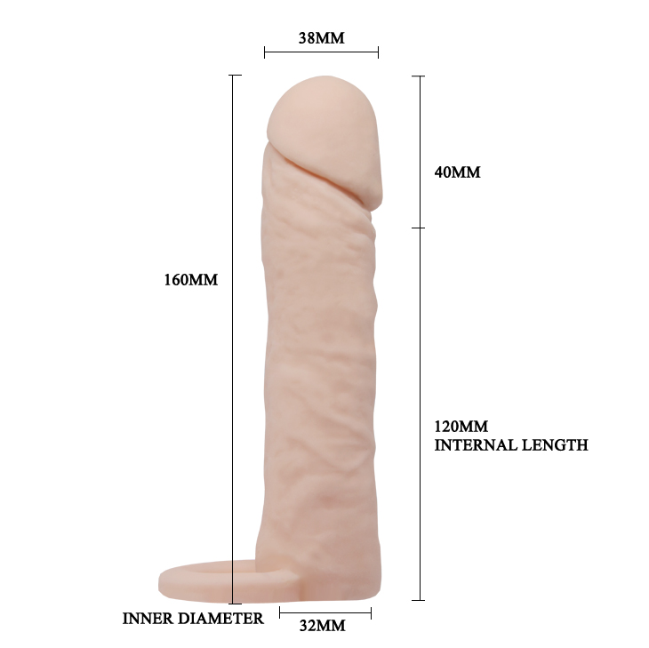   — Pretty Love Penis Sleeve Medium Flesh