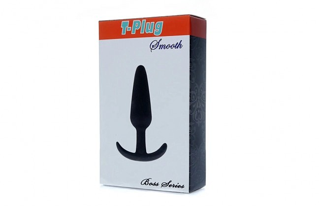   Boss Series  T Plug Smooth Black, 12  2,8 