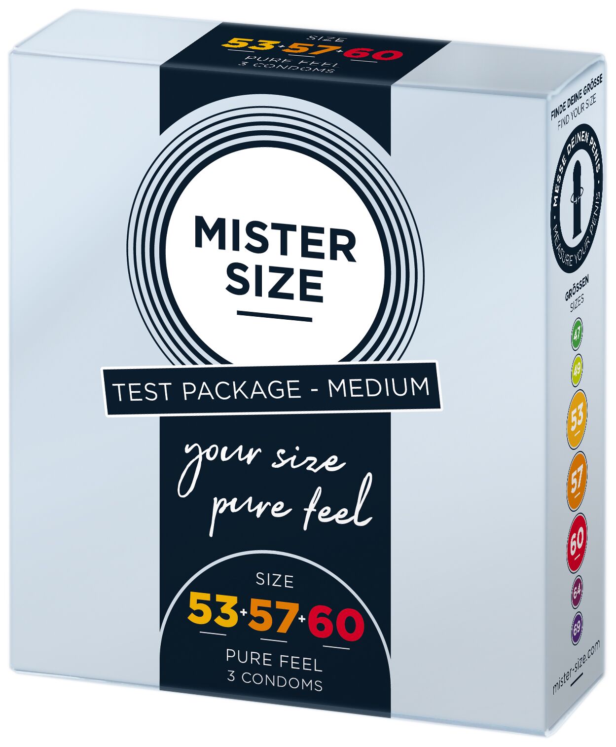    Mister Size — pure feel — 535760 (3 condoms), 3 ,  0,05 