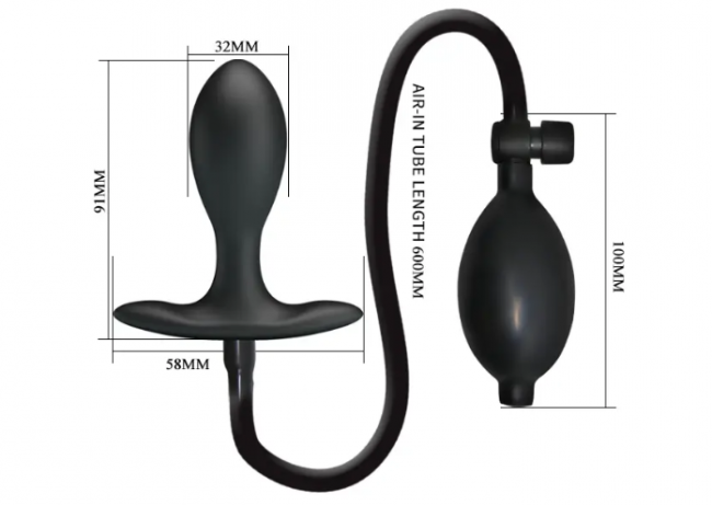 �������� ���������� ������������� Pretty Love Inflable Anal Plug, BI-040096Q