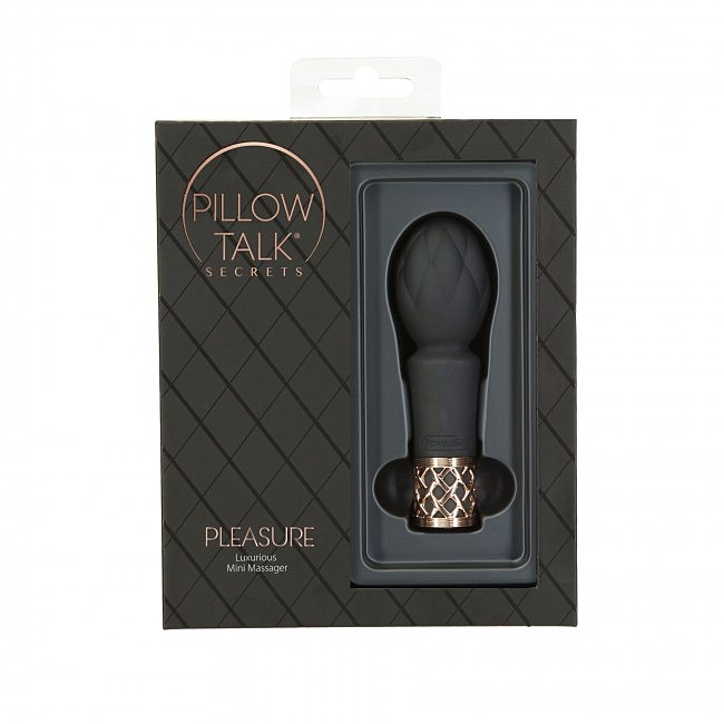  Pillow Talk Secrets — Pleasure — Clitoral Vibrator Wand — Black